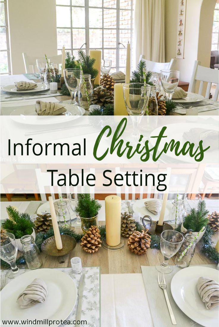 How To Set A Stunning Informal Christmas Table