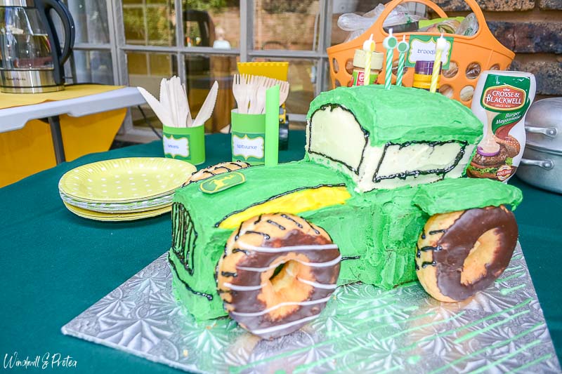 Green Tractor Cake | www.windmillprotea.com